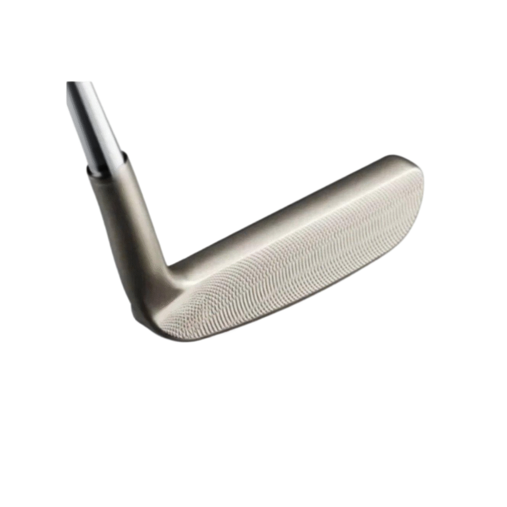 Custom Golf Putter Head sample showcase: Laser-engraved name and exclusive color scheme