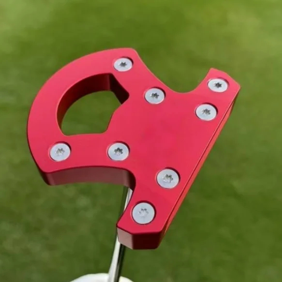 Tour-Level Red Putter – Adjustable Weight System