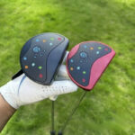 Our custom putter face is CNC-milled for precision